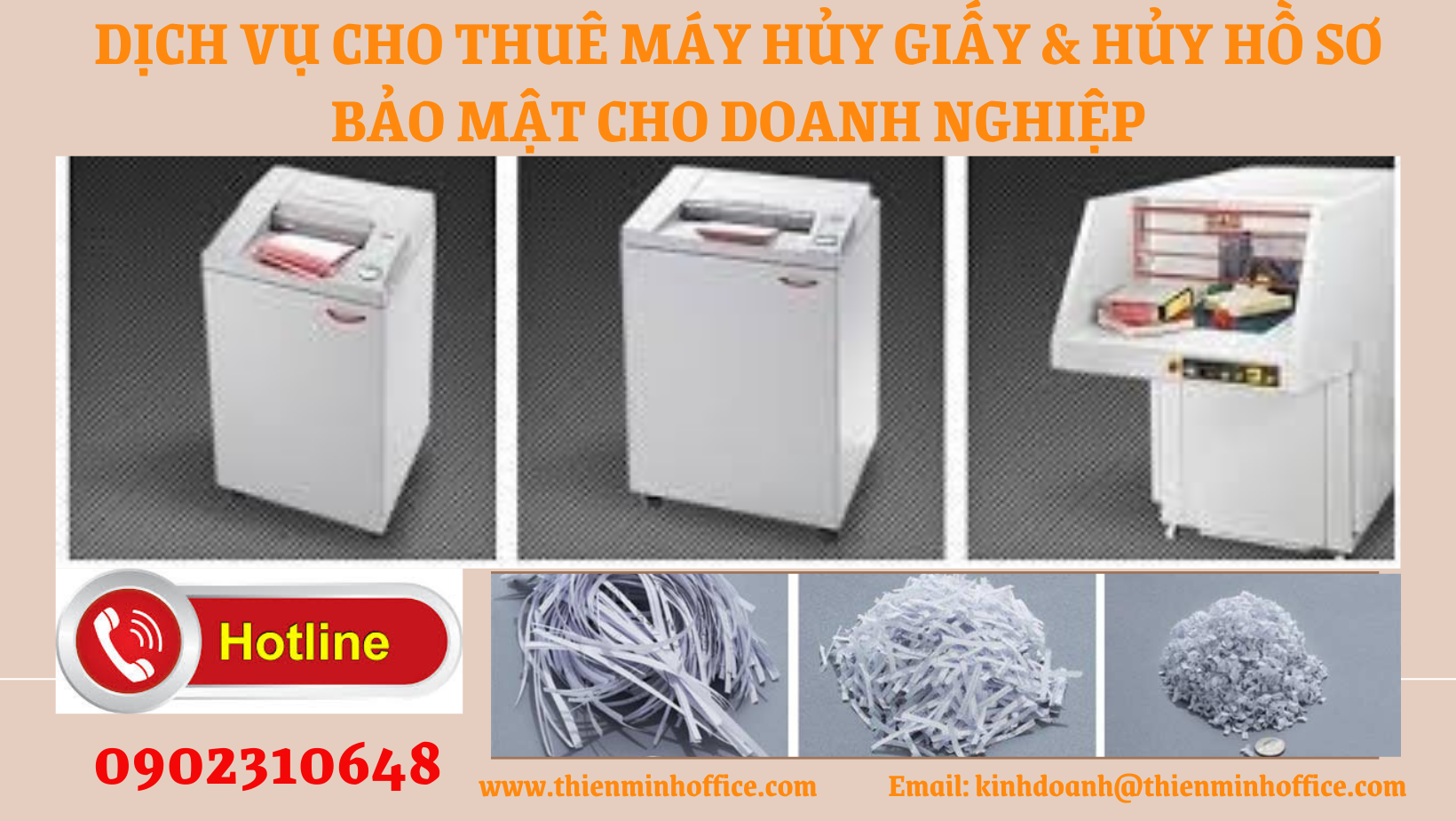 Lợi ích của việc thuê máy hủy giấy